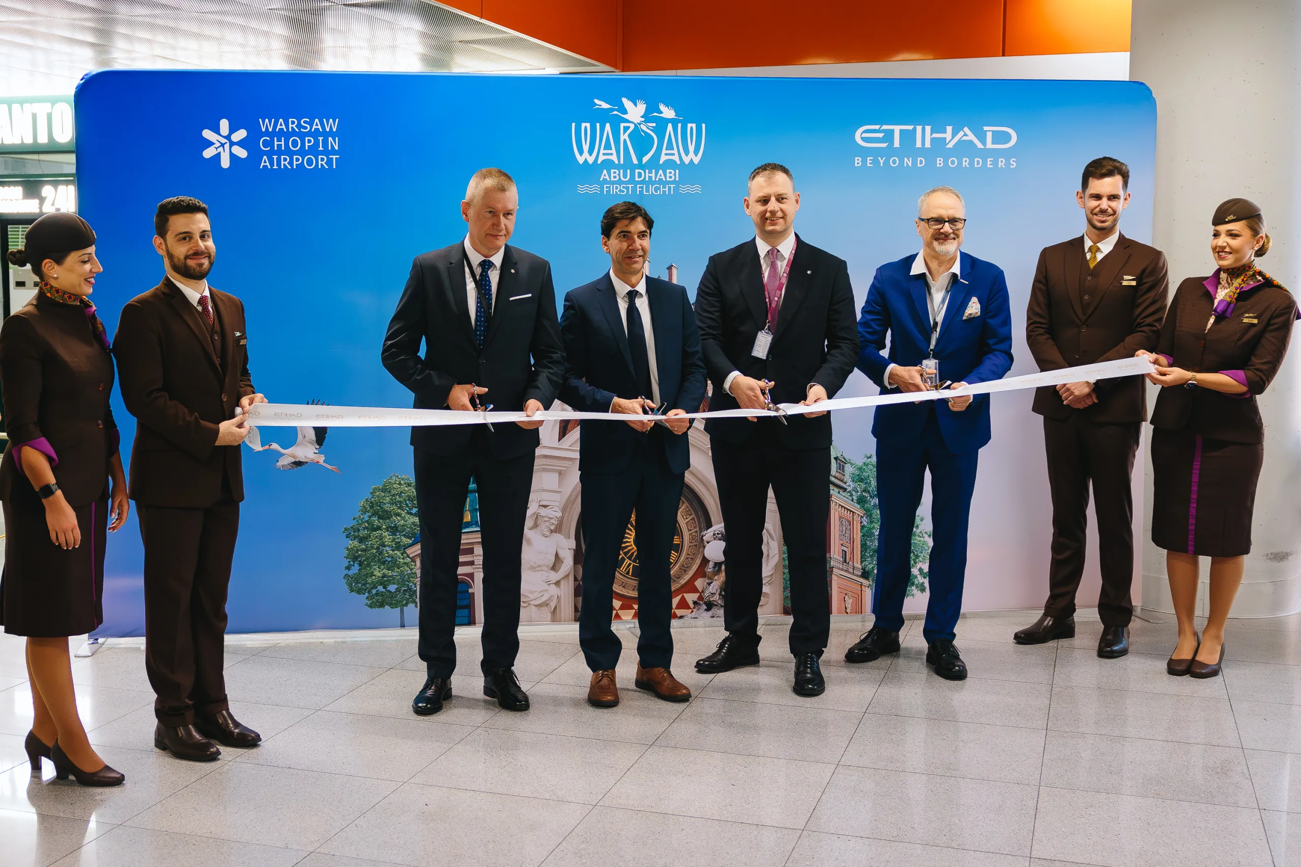 Etihad Airways — inauguracja trasy Warszawa – Abu Dhabi, 2025