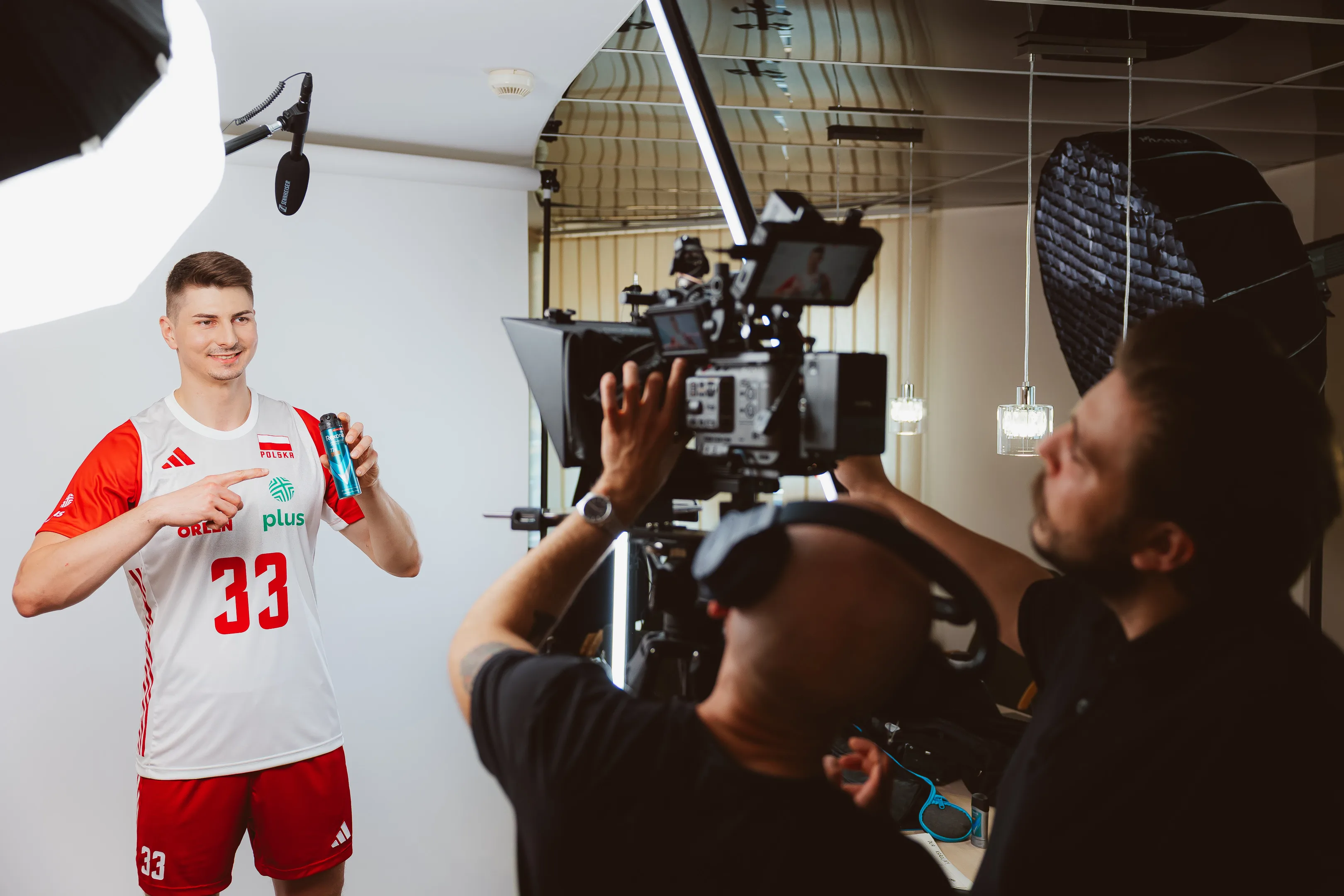 Backstage z sesji reklamowej Rexona, Łódź 2024